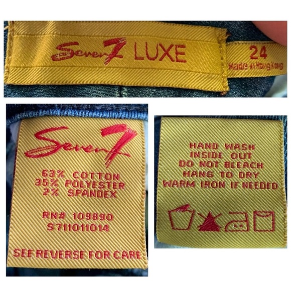 Seven7 Luxe Wide Leg Distressed Jeans - Picture 4 of 9